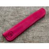 Traditionell hergestelltes, ledernes Etui für Drehkugelschreiber – Rosa