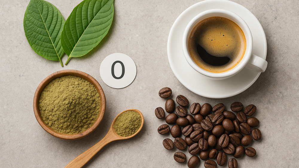 Kolik kofeinu má kratom? Odpověď vás možná překvapí.