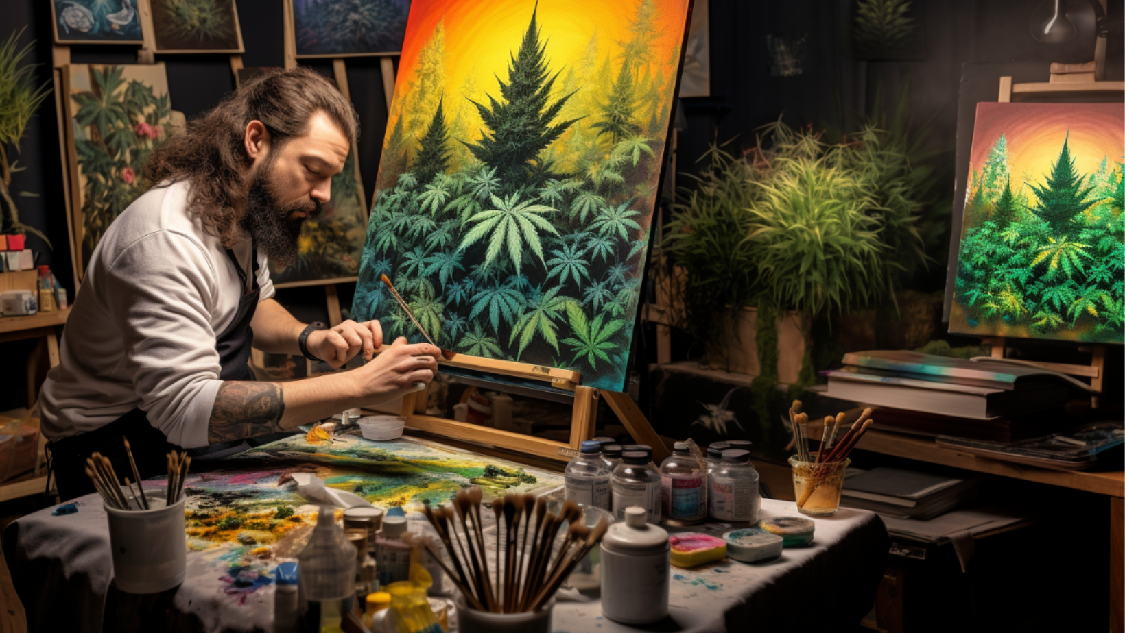 Kreativita a HHC: Umění a konopí spojené dohromady