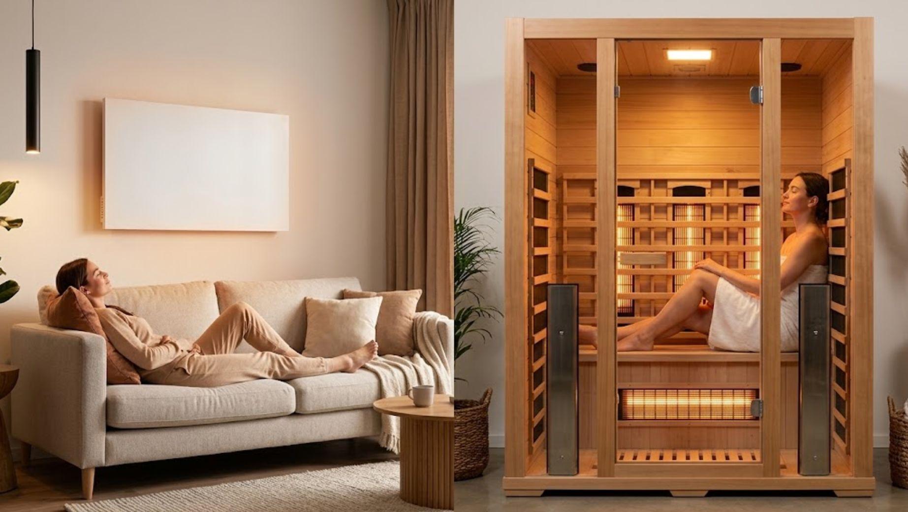 Infrapanel vs infrasauna: jaký je rozdíl a co si vybrat