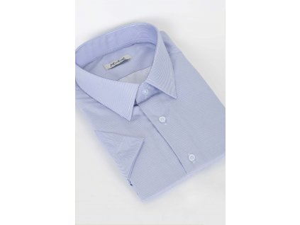 bielo modrá pásikavá košeľa