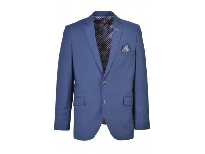Pánske modré jednofarebné oblekové sako  16872