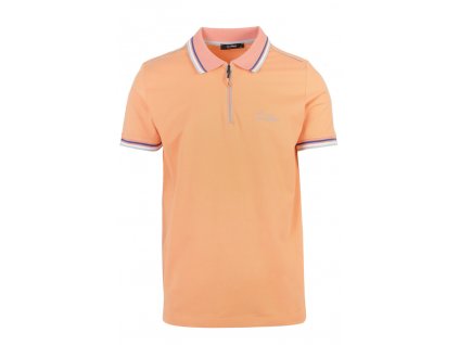 oranžová košeľa s krátkym rukávom