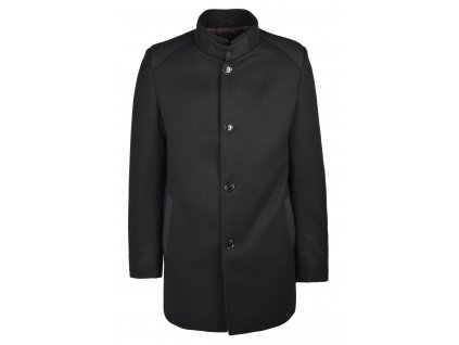 Pánsky čierny pánsky kabát  16536