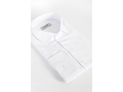 pánska biela košeľa s dlhým rukám