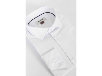 Biela košeľa s dlhým rukávom predĺžená na výšku 190 až 205 cm 17481