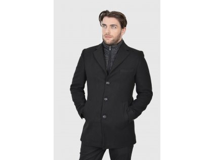 pánsky čierny kabát