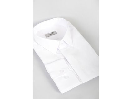 Pánska biela Slim fit košeľa na výšku 176 až 182 cm 19803