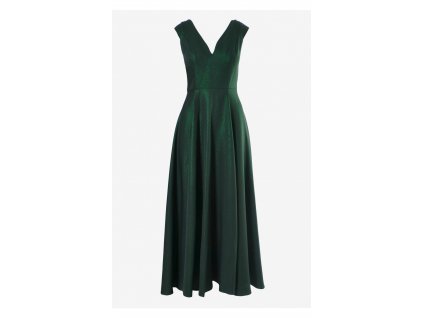 Dlhé spoločenské šaty smaragdové 15889