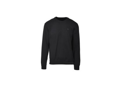 Pánske čierne tričko s jemnou štruktúrou 22440