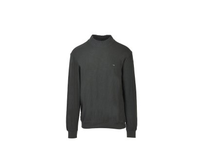 Pánsky zelený pulóver so stojačikom 22435