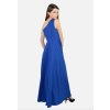 dlhé modré šaty