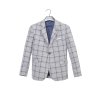 chlapčenský kockovaný oblek