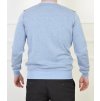 Pánsky modrý pulóver so vzorom na prednom diely 19246