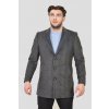 pánsky sivý elegantný kabát
