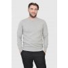 pánsky sivý jednoduchý sveter