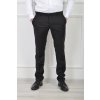 Pánske čierne Slim hladké nohavice  20882