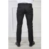 Pánske Slim čierne jednoduché nohavice 19535