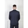 Pánske oblekové sako tmavomodrej farby so štruktúrou 21409