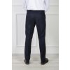 Pánske oblekové nohavice tmavomodrej farby so štruktúrou 21410