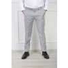 Pánske oblekové nohavice sivej farby s jemným vzorom 21515