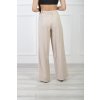 Dámske dlhé široké nohavice béžovej farby 21731