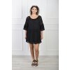Dámska čierna krajková tunika 21881