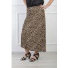 Dlhá dámska leopardia sukňa 22027