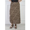 Dlhá dámska leopardia sukňa 22027