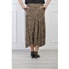 Dlhá dámska leopardia sukňa 22027