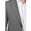 Pánske oblekové sako sivo-zelenej farby s jemnou štruktúrou 21709