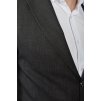 Pánske oblekové sako čiernej farby s jemnou štruktúrou 21705