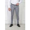 Pánske oblekové nohavice sivej farby s jemnou štruktúrou 21700