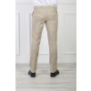 Pánske oblekové nohavice béžovej farby s jemnou štruktúrou 21690
