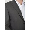 Pánske oblekové sako antracitovej farby s jemnou štruktúrou 21681