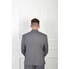 Pánske oblekové štruktúrované sako sivej farby 21679
