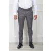 Pánske oblekové štruktúrované nohavice sivej farby 21680