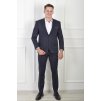 Pánske oblekové sako tmavomodrej farby s veľkými vačkami 22210