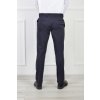 Pánske hladké oblekové nohavice tmavomodrej farby 22213