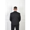 Pánske oblekové hladké sako čiernej farby 22216