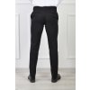 Pánske hladké oblekové nohavice čiernej farby 22217