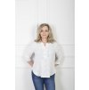 Elegantná biela blúzka s jemnou štruktúrou 22902