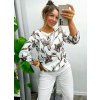 Elegantná blúzka s jemným kvetinovým vzorom 23154