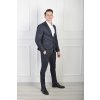 Elegantné pánske sako v modrosivej farbe 23028