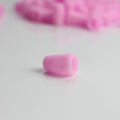 koncovka šňůrky baby růžová (1)