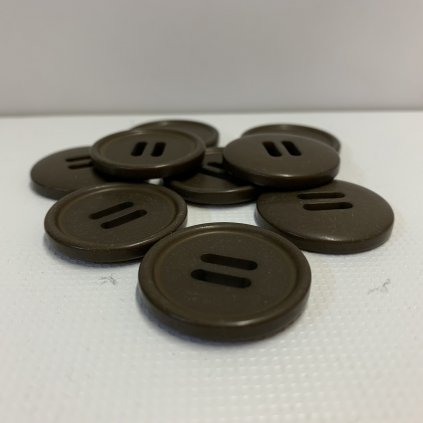 knoflík khaki 30mm