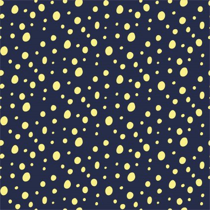 puntíky crazy fluo žlutá na modré 748805  punto