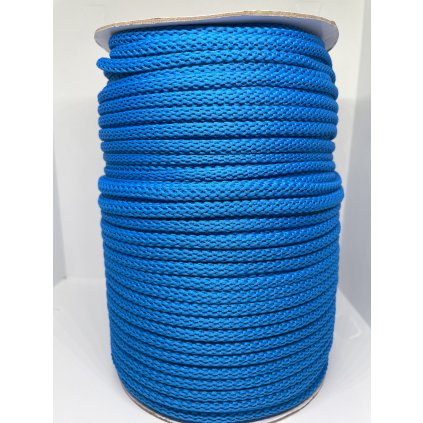 šňůrka kulatá 7mm PES zelená neon