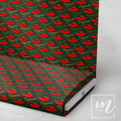 718009 chilli papričky látka 3