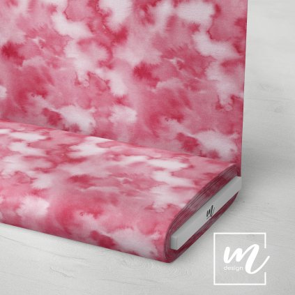 702091 Akvarelový růžový sen látka 3 mock up